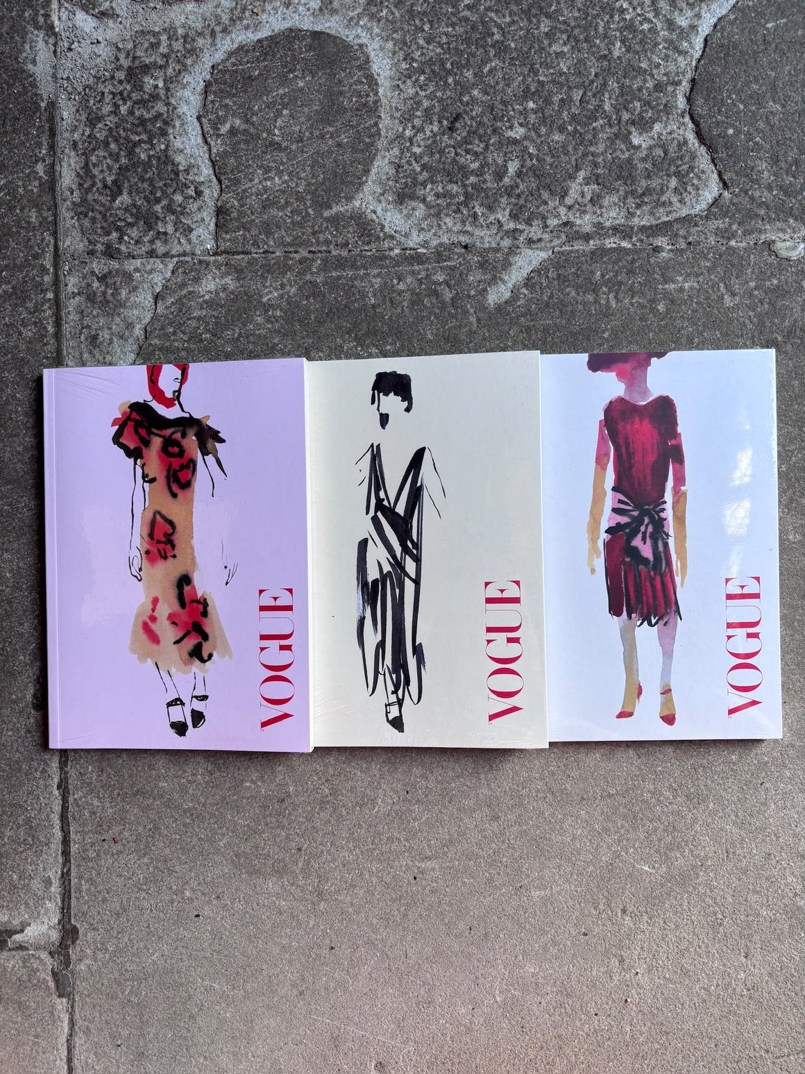 3x Official October 2026 Vogue A5 Notebooks - Full Set New & Sealed