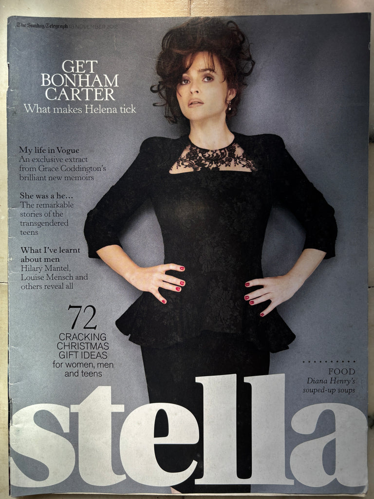 UK Stella Magazine Nov 2012: HELENA BONHAM CARTER