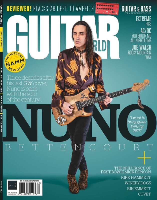 Guitar World August 2025 Issue 567 Nuno Bettencourt