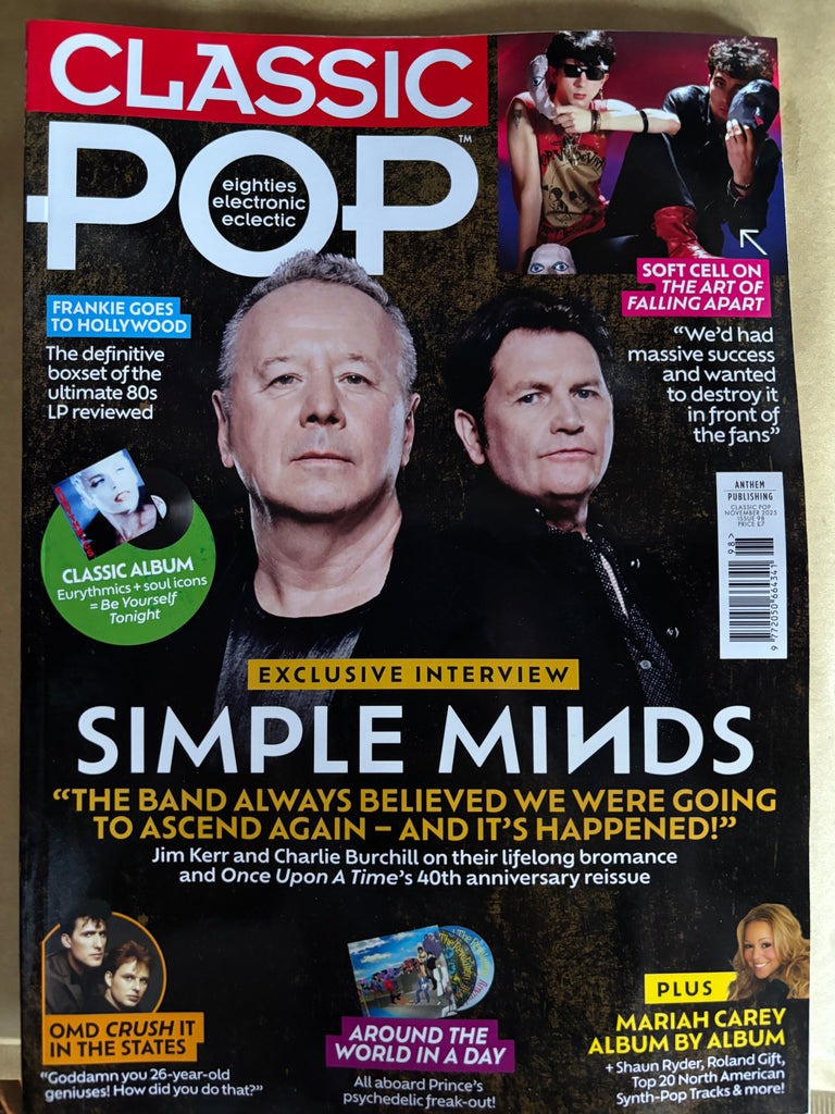 Classic Pop #98: November 2025 Simple Minds World Exclusive Interview - Mariah Carey - Soft Cell