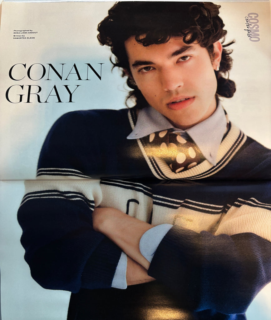 Cosmopolitan Magazine Winter 2025 Conan Gray - Cosmo Centerfold - Sombr