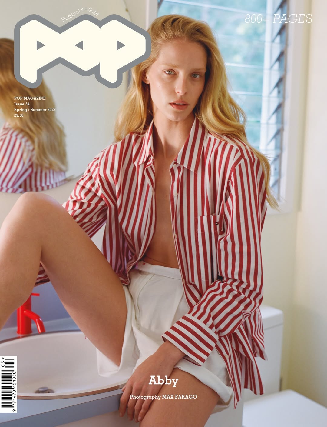 POP Magazine Issue 54 - Spring Summer 2026 - Abby Champion Cover