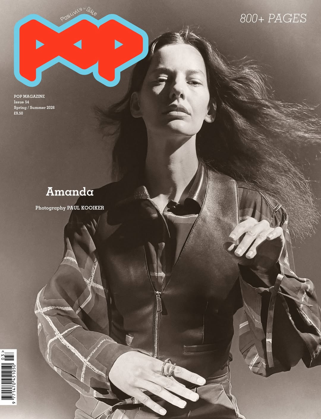 POP Magazine Issue 54 - Spring Summer 2026 - Amanda Murphy Cover