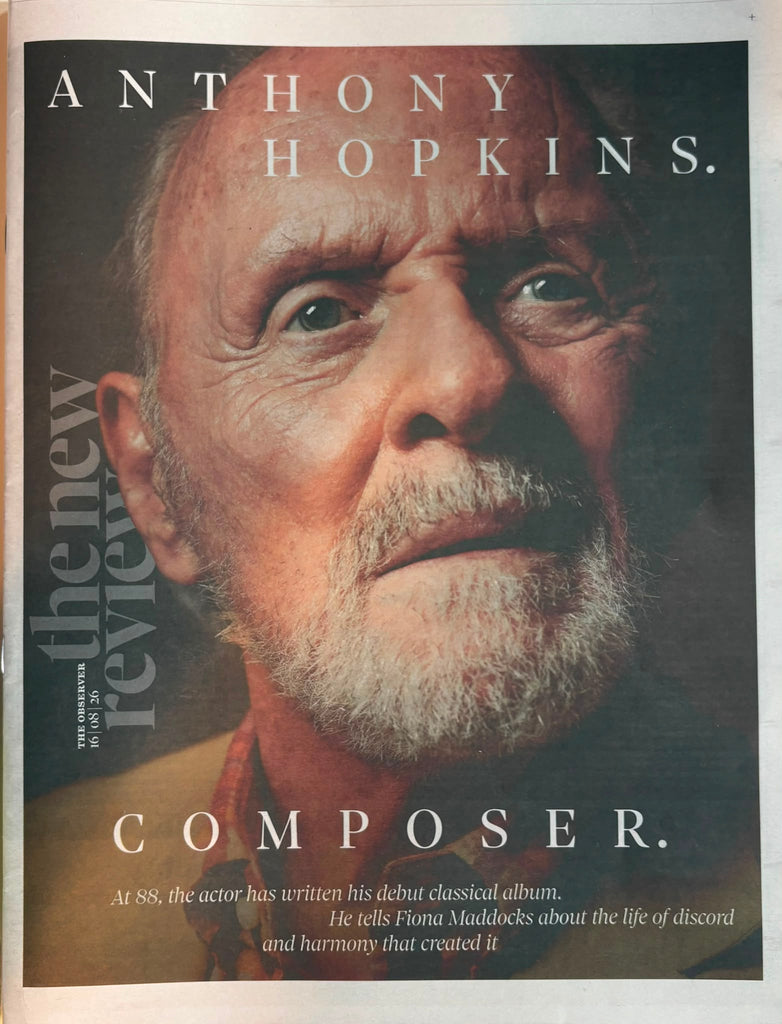 The Observer New Review Magazine - 16 August 2026 - Anthony Hopkins