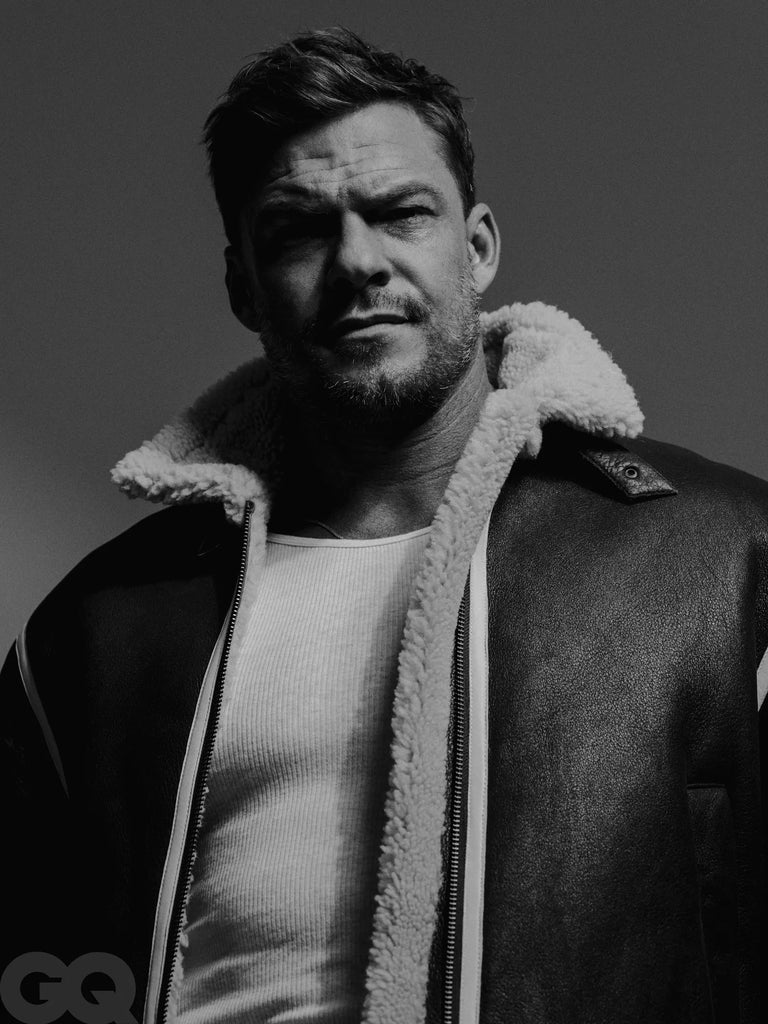 BRITISH GQ Magazine April/May 2024 Alan Ritchson