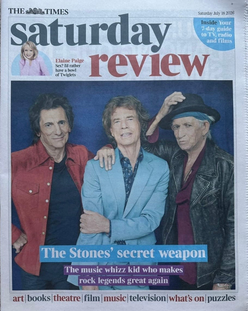 Times Saturday Review July 18 2026 - The Rolling Stones
