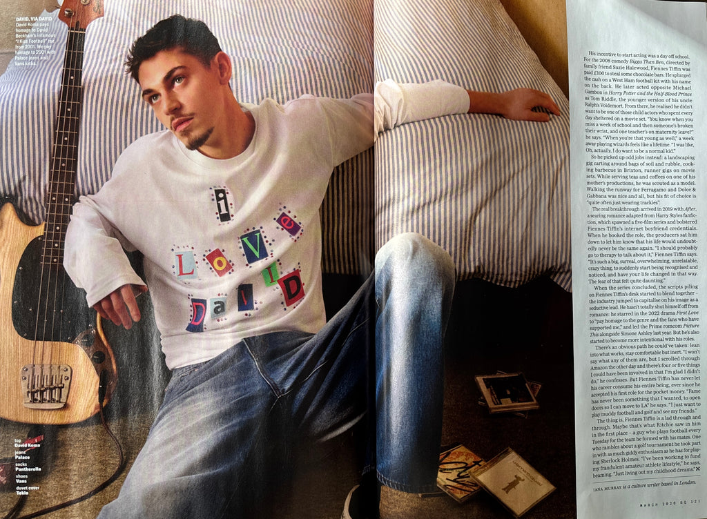 BRITISH GQ Magazine March 2026: Hero Fiennes Tiffin Interview & Portraits