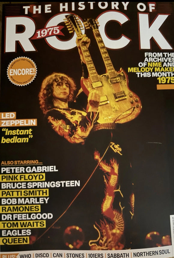 The History of Rock magazine 1975 - Led Zeppelin - Peter Gabriel - Pink Floyd - Patti Smith