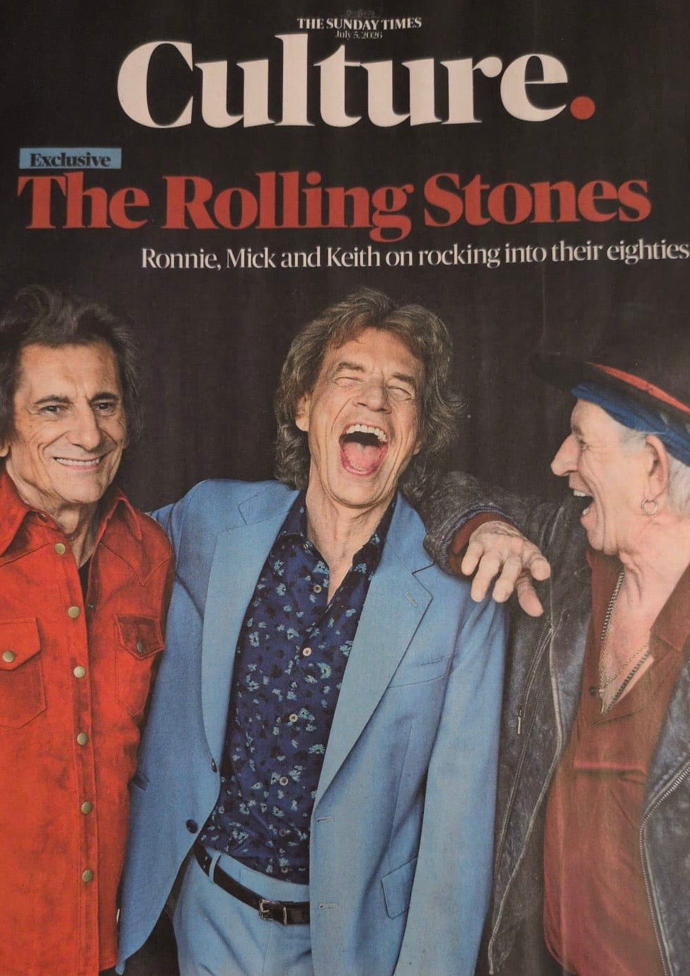 CULTURE Magazine 5 July 2026 The Rolling Stones