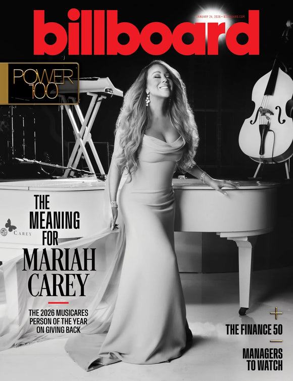 Billboard Magazine January 2026 - Power 100 Issue: Mariah Carey
