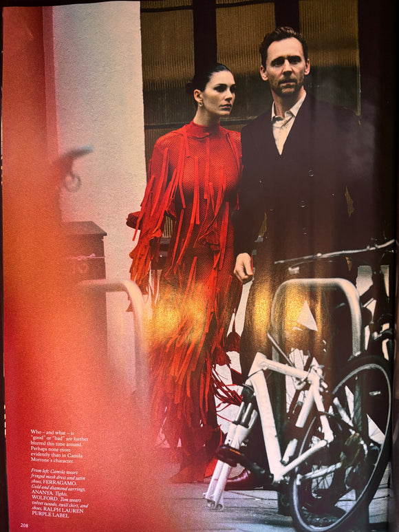 BRITISH Vogue UK Magazine December 2025 - Tom Hiddleston shoot