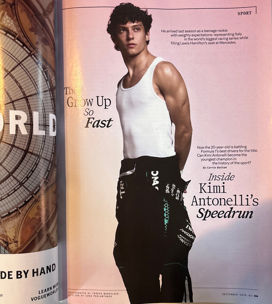 BRITISH GQ September 2026 Kimi Antonelli Feature