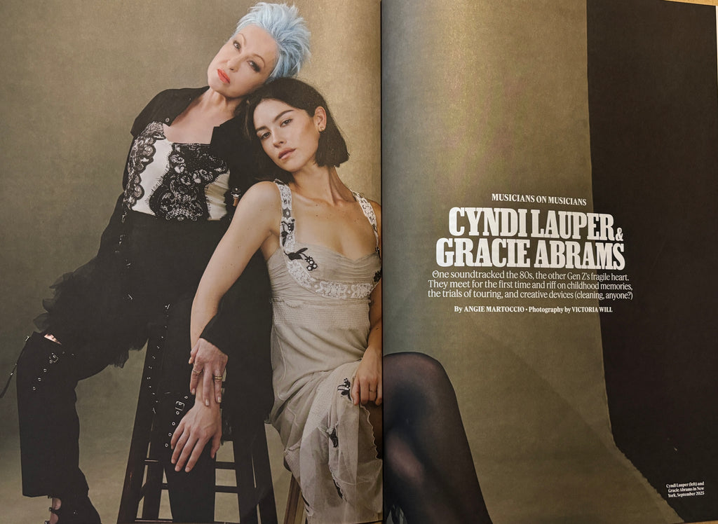 Rolling Stone UK Issue 26: Cyndi Lauper & Gracie Abrams (Musicians on Musicians feature)