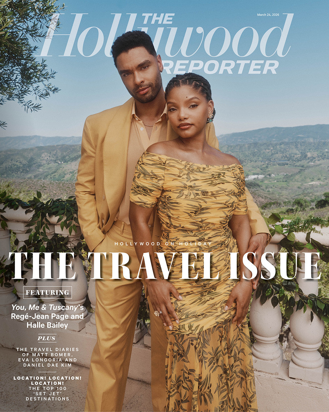 The Hollywood Reporter Magazine The Travel Issue March 24 2026 Halle Bailey and Regé Jean Page