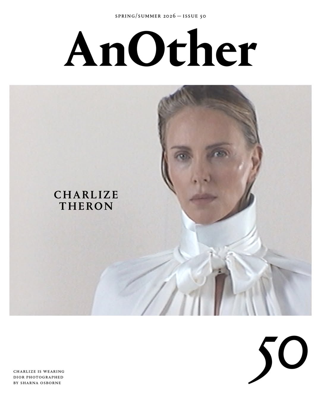 AnOther Magazine Issue 50 Spring Summer 2026 Charlize Theron