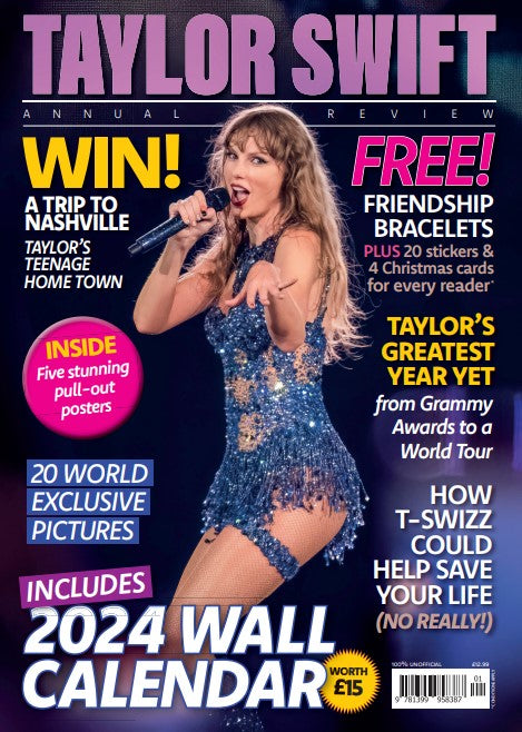 Taylor Swift Annual Magazine & 2024 Calendar & Free Gifts