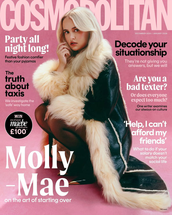 British Cosmopolitan Magazine (UK) - December 2025 / January 2026 - Molly Mae