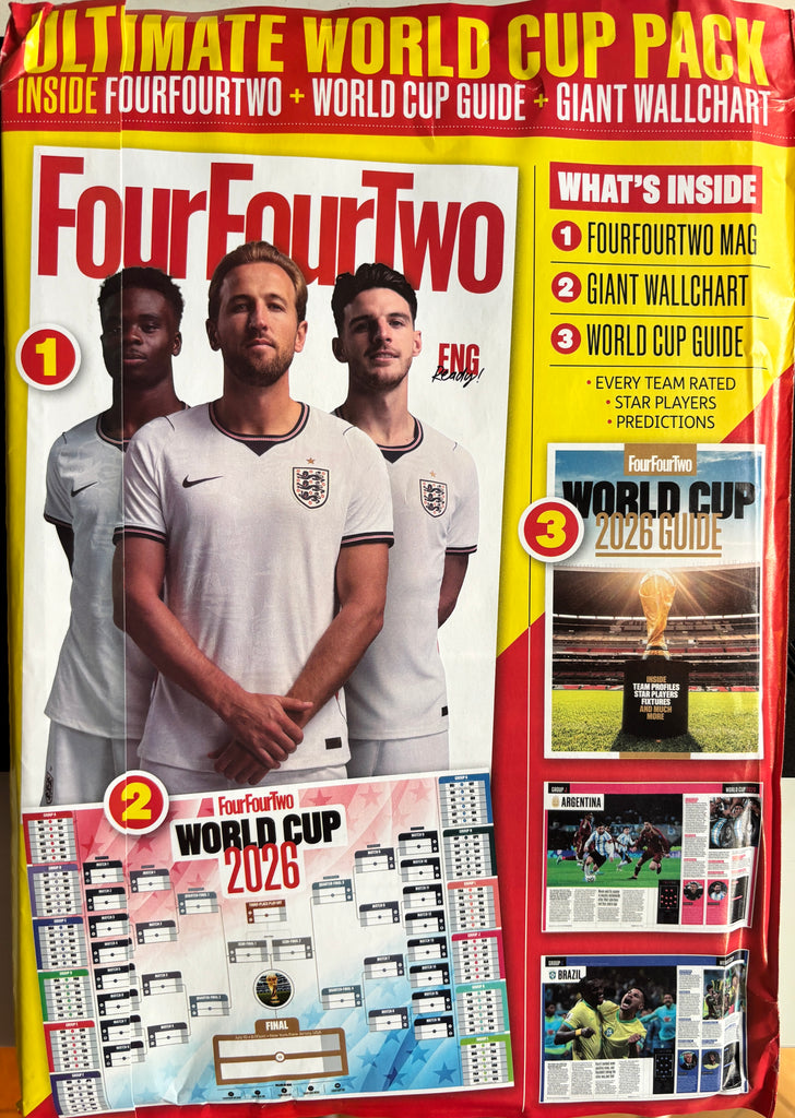 FourFourTwo Magazine – Ultimate World Cup 2026 Pack + Giant Wall Chart