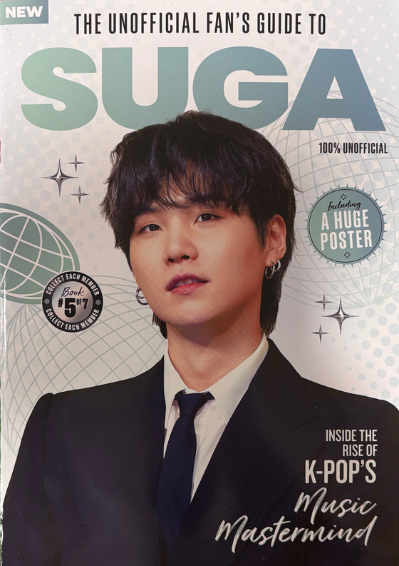 SUGA BTS Magazine Guide 2026 + Huge Poster