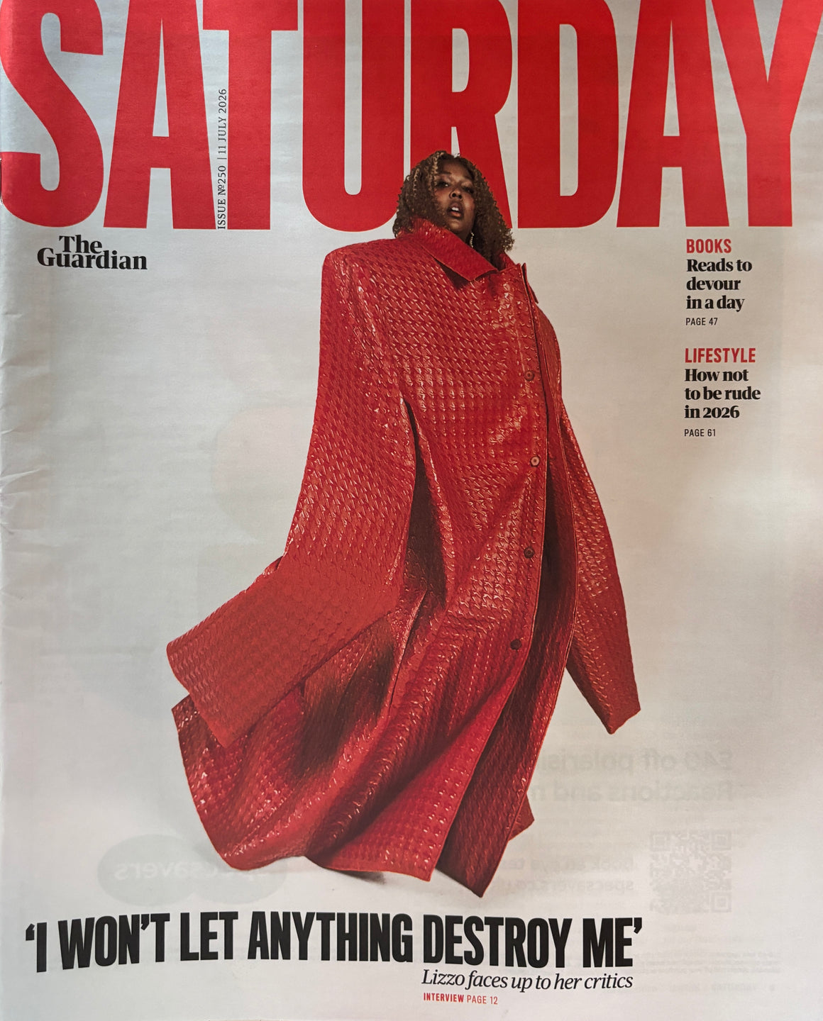 Guardian Saturday Magazine 11 July 2026 - Lizzo