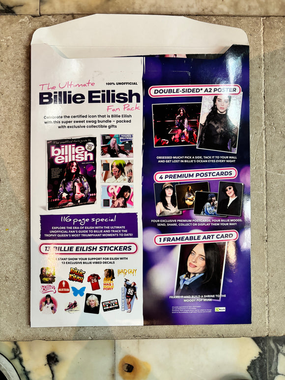 The Ultimate Billie Eilish Fan Pack 2026: Includes 8 Free Gifts - 2 Posters, 4 Postcards, 1 Art card and 1 Sticker sheet