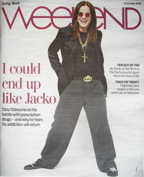 Daily Mail Weekend Magazine - 24th October 2009 - Ozzy Osbourne