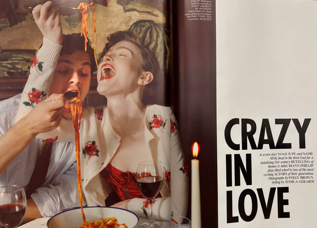 BRITISH Vogue UK Magazine March 2026 - Sadie Sink & Noah Jupe