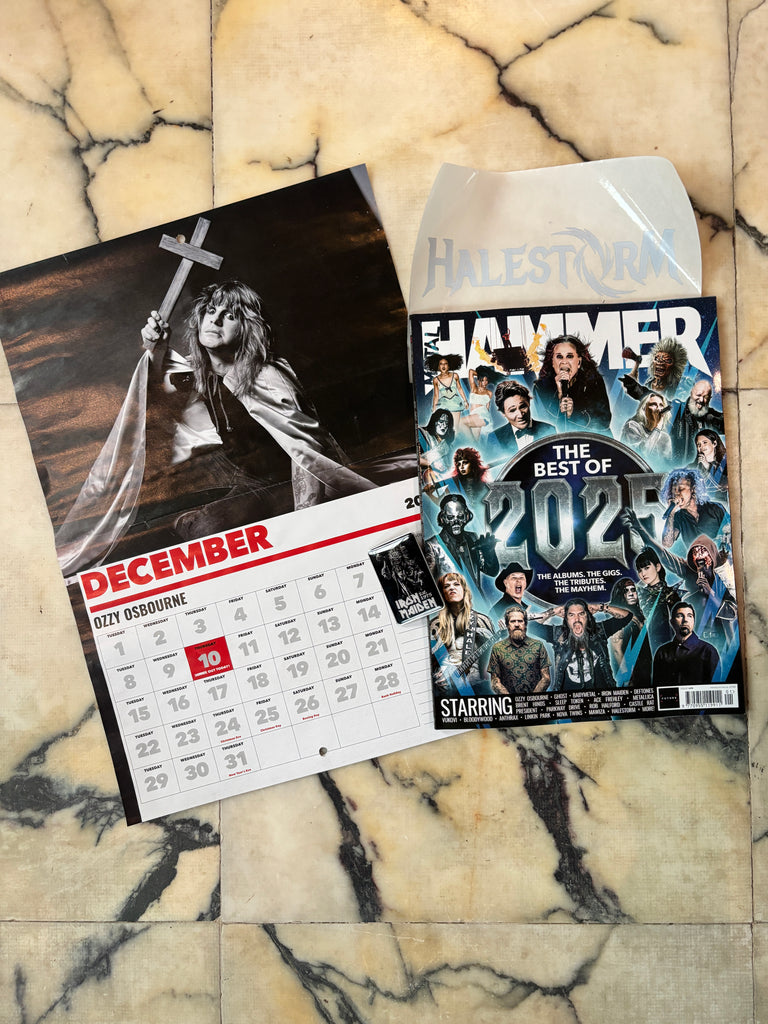 Metal Hammer #408 Best Of 2025 + 2026 Calendar & Iron Maiden Pin New - Sleep Token, Ozzy Osborne, Ghost, Babymetal