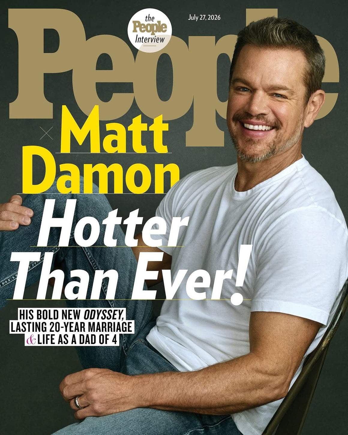 People Magazine - July 27 2026 - Matt Damon The Odyssey Exclusive Interview