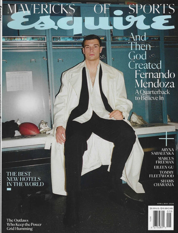Esquire Magazine US April/May 2026 Fernando Mendoza