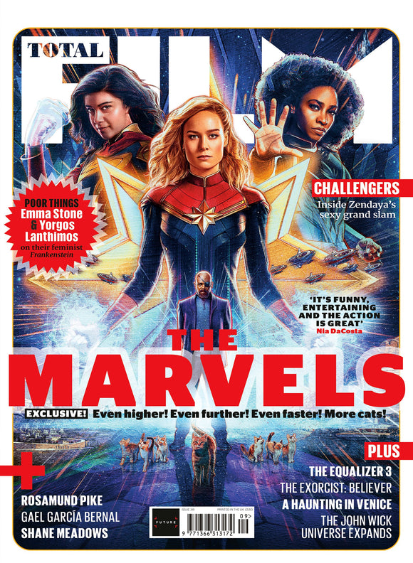 TOTAL FILM Magazine #341 October 2023- THE MARVELS Brie Larson Zendaya