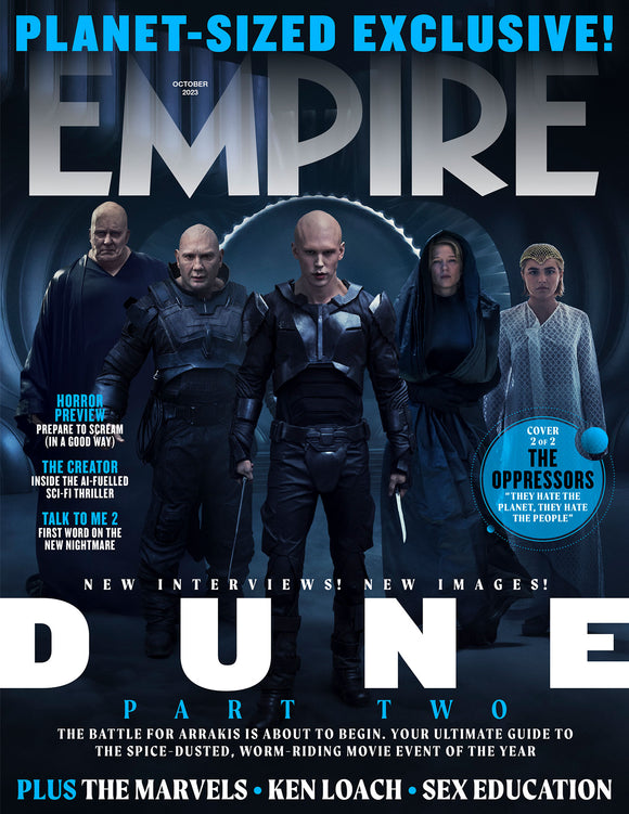 Empire Magazine October 2023: DUNE PART TWO Austin Butler Cover #2 Florence Pugh