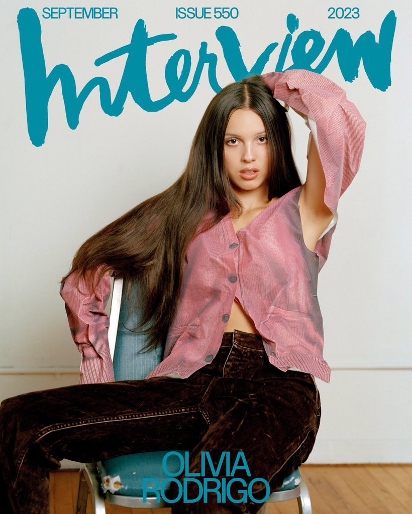 INTERVIEW MAGAZINE SEPTEMBER 2023 OLIVIA RODRIGO by Phoebe Bridgers