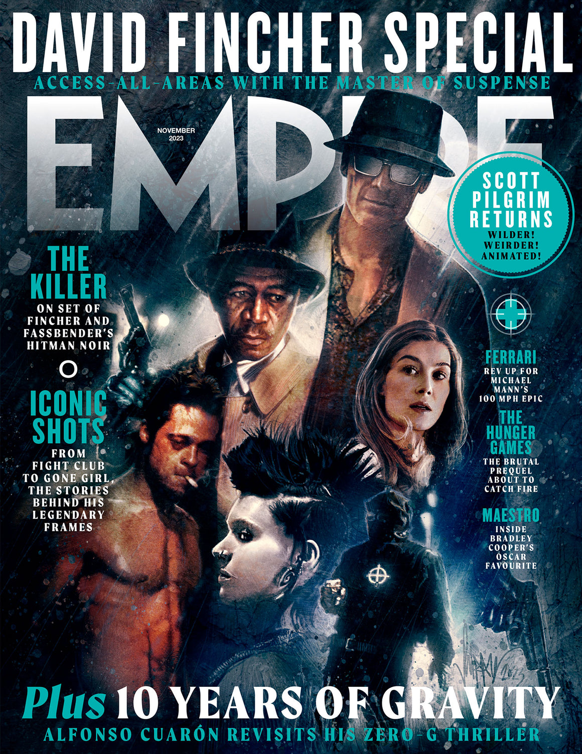 Empire Magazine November 2023: DAVID FINCHER Special Michael Fassbender