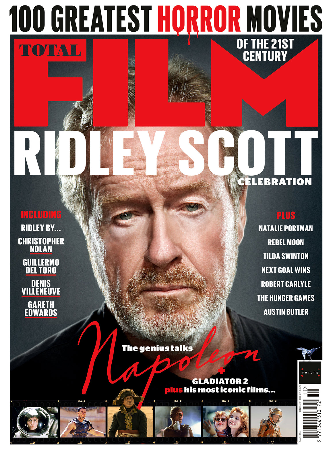 TOTAL FILM Magazine #343 November 2023 Ridley Scott Robert Carlyle Rebel Moon