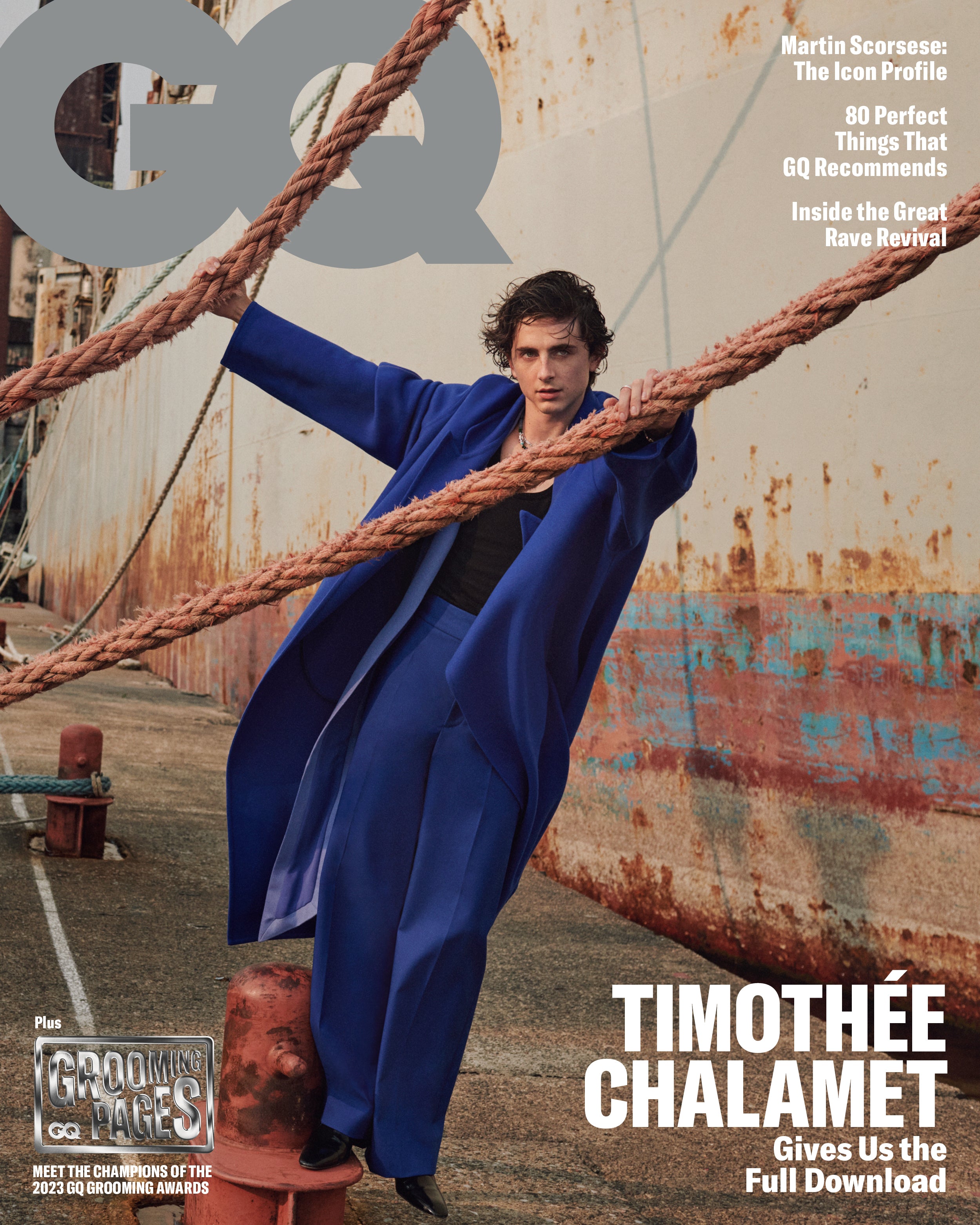 BRITISH GQ Magazine November 2023 Timothee Chalamet Collectors
