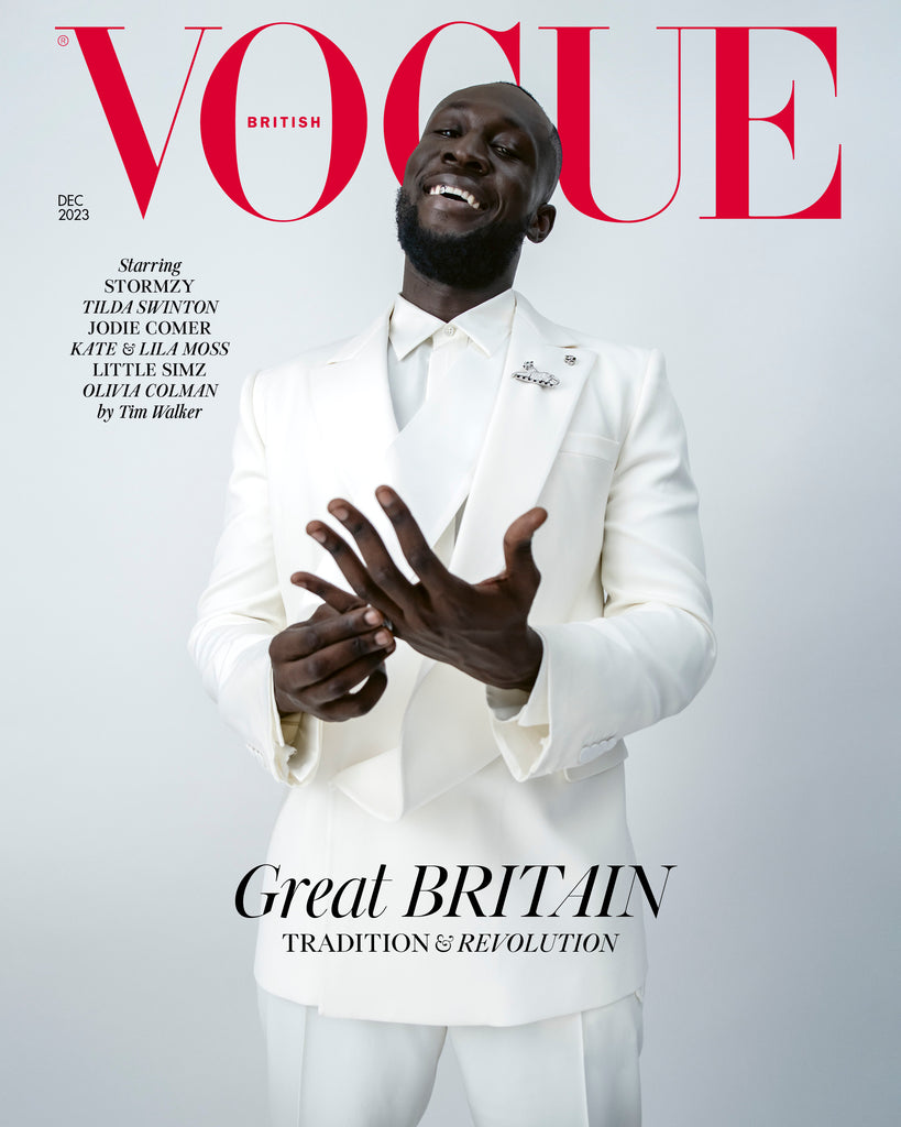 BRITISH Vogue Magazine December 2023: STORMZY Collectors Cover