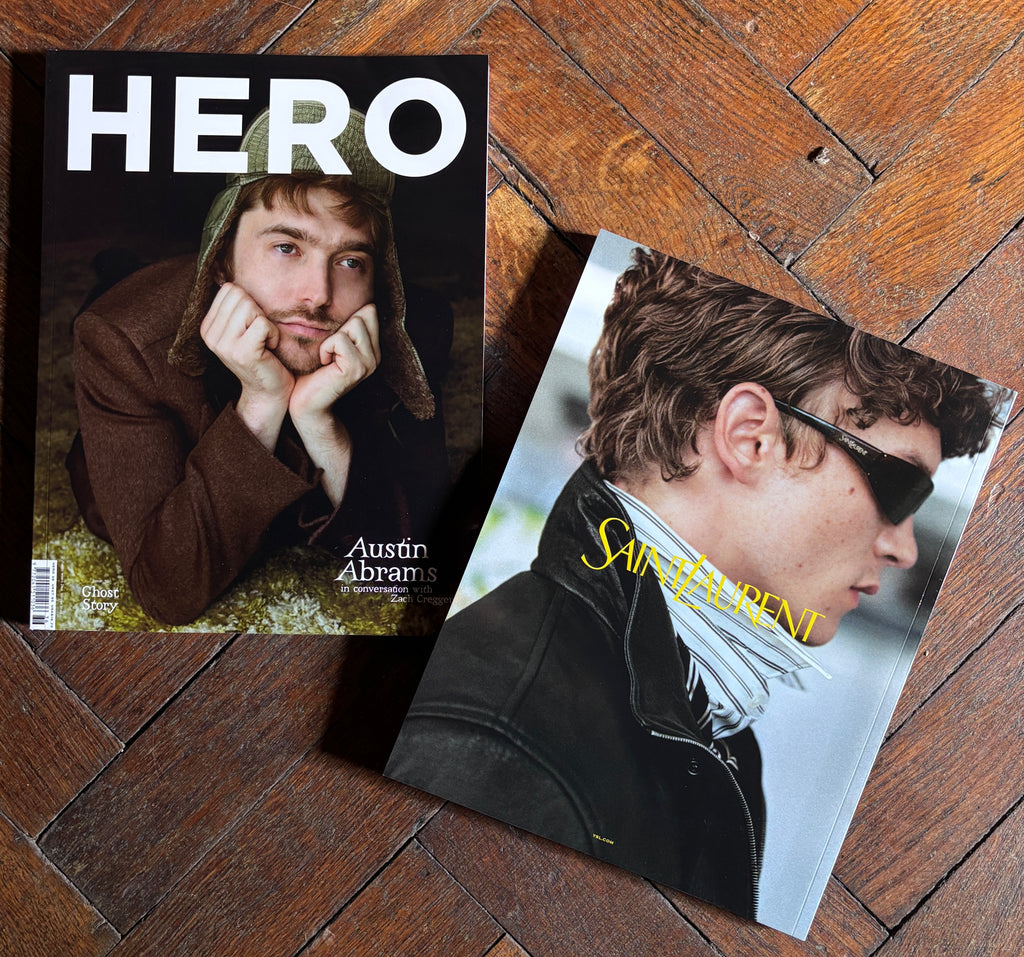 HERO Magazine Issue 36 2026 - Connor Storrie Saint Laurent Ad back cover