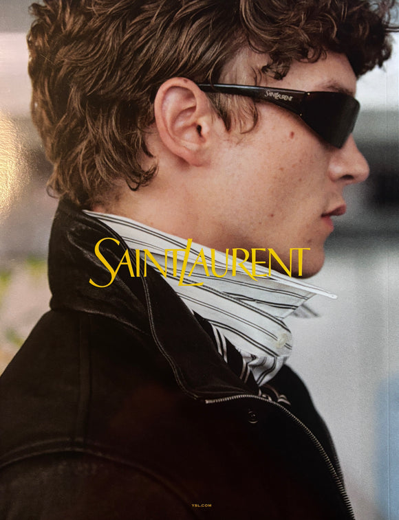 HERO Magazine Issue 36 2026 - Connor Storrie Saint Laurent Ad back cover