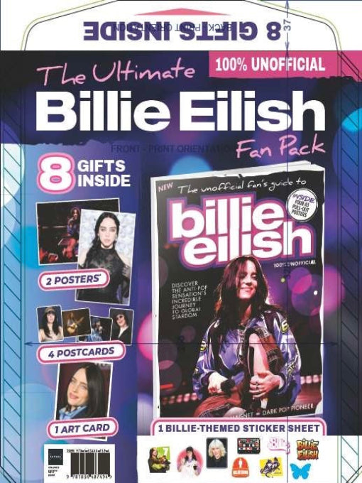 The Ultimate Billie Eilish Fan Pack 2026: Includes 8 Free Gifts - 2 Posters, 4 Postcards, 1 Art card and 1 Sticker sheet