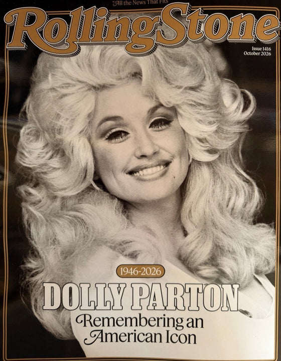 ROLLING STONE MAGAZINE - October 2026 - Dolly Parton Tribute back cover