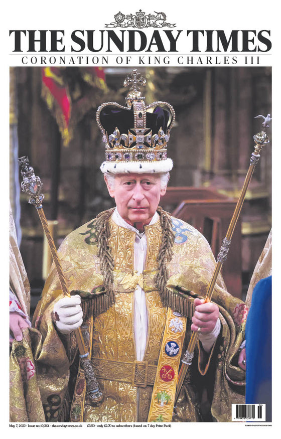 The Sunday Times Newspaper - 7th May 2023 - The Coronation Of King Charles III
