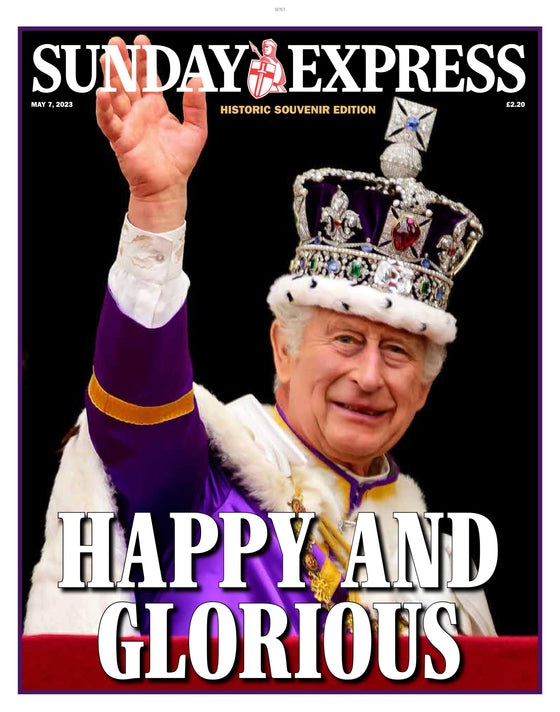 SUNDAY EXPRESS NEWSPAPER 7th May 2023 - Coronation Photos King Charles III Special