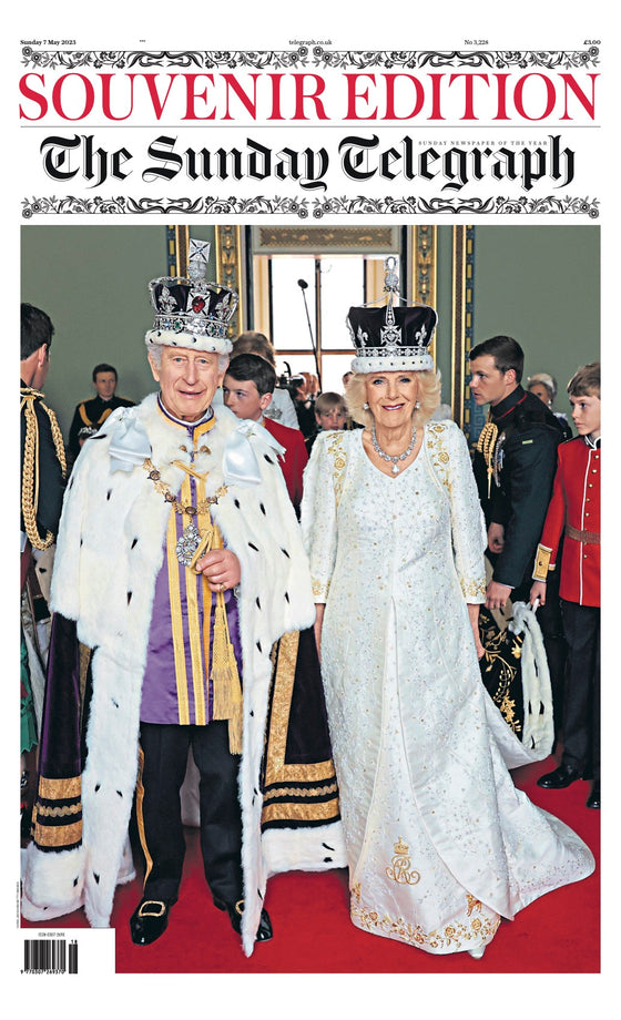 The Sunday Telegraph Newspaper - 7th May 2023 - The Coronation Of King Charles III