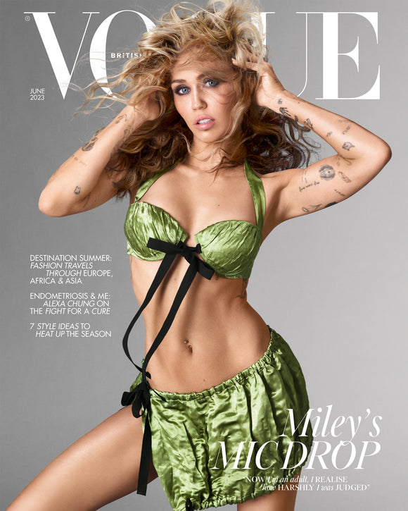 British Vogue Magazine (UK) June 2023 Miley Cyrus Cover