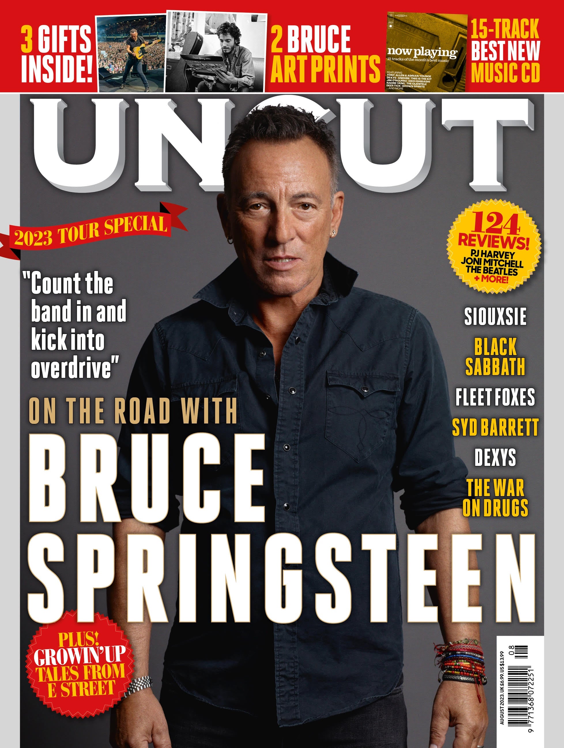 UNCUT Magazine Issue 315 August 2025 Bruce Springsteen Tina Turner