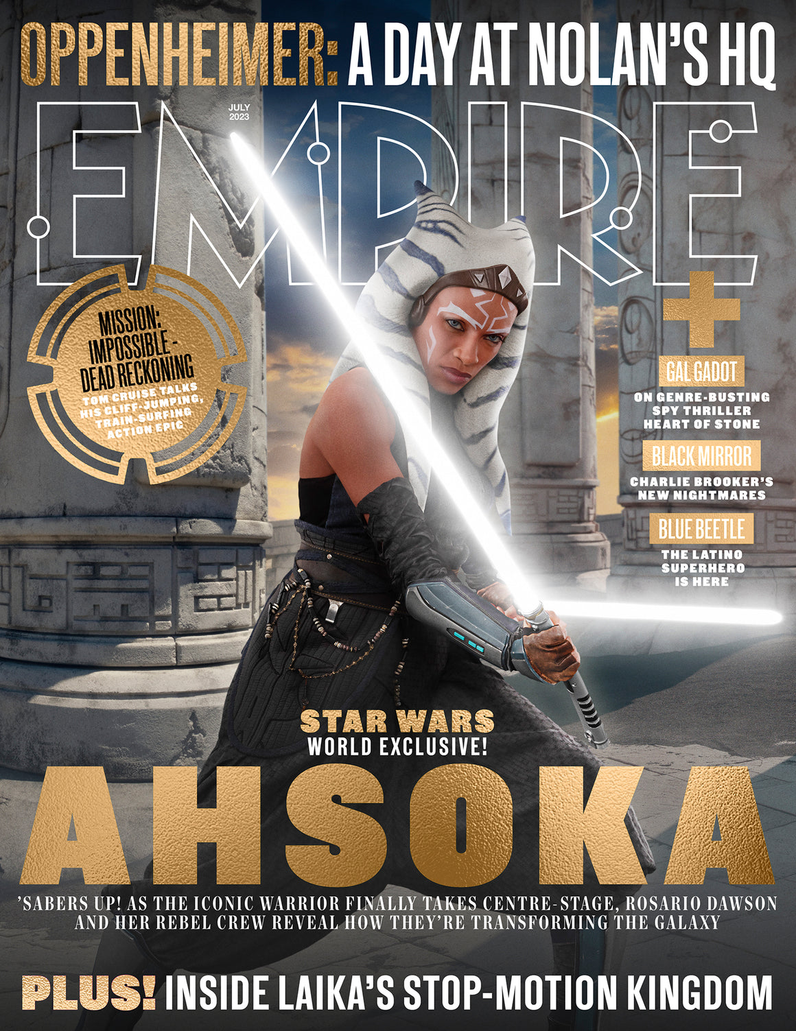 Empire Magazine July 2023: AHSOKA STAR WARS World Exclusive Gal Gadot Cillian Murphy