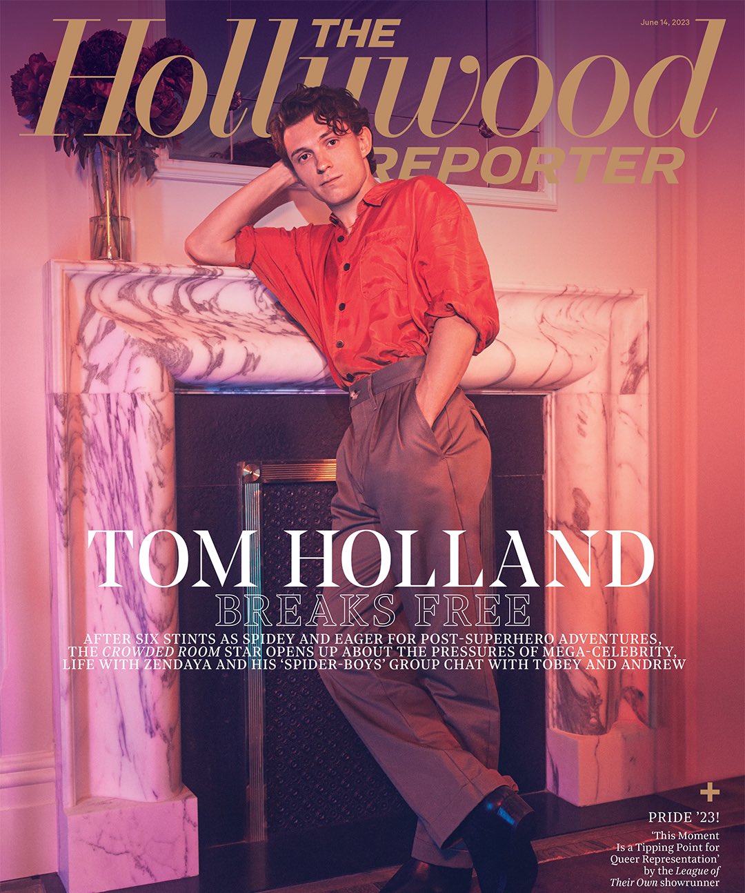 TOM HOLLAND - HOLLYWOOD REPORTER MAGAZINE - JUNE 2023