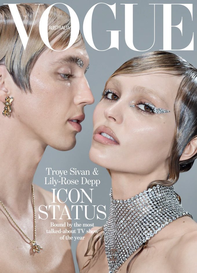 Lily-Rose Depp and Troye Sivan cover #1 Vogue Australia 2023 (Pre-Order)