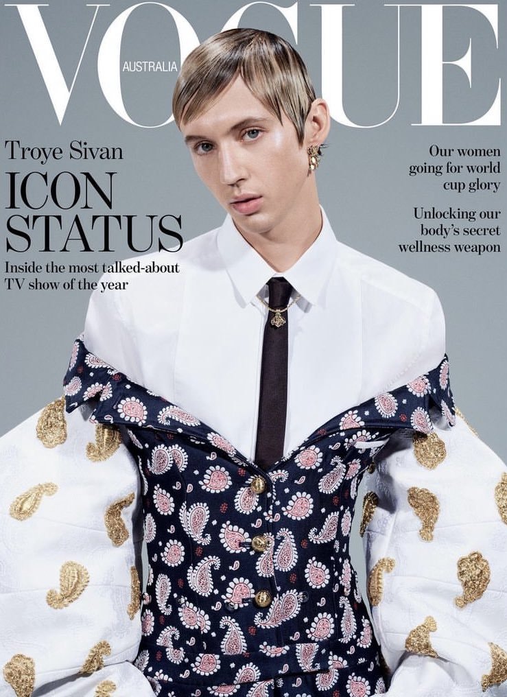 Troye Sivan cover Vogue Australia 2023 - YourCelebrityMagazines